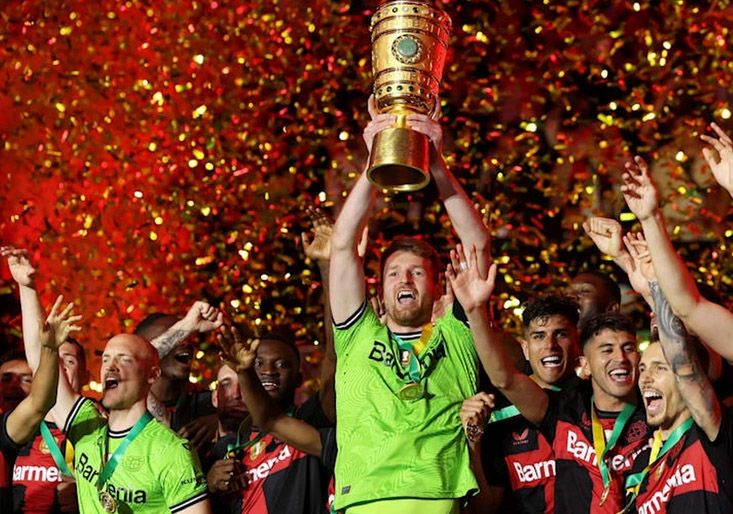 Leverkusen đăng quang Cúp quốc gia Đức